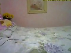 Cute 19 years Old Teen Plays with her Kitty