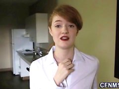 Clothed teen pov fucked