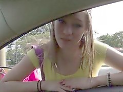 Busty teen London Fucked on a highway