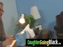 Watch how my daughter is fucked by a black dude 12