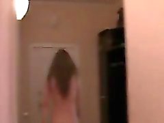Two Young Girls Getting Wet In The Shower