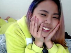 Kinky Asian teen and her sex toys