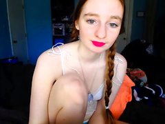 teen cutie redhead Fucking on live webcam