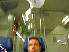 Blowjob in the train