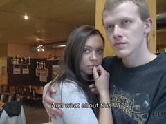 HUNT4K. For money cuck permits mature stranger to fuck his lovely GF