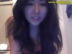19yrs old Korean Girl Stripping And Rubbing Pussy